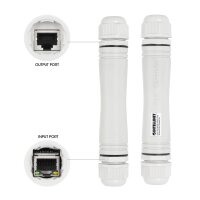 Intellinet Ultra Long Range Outdoor 10/100 PoE+ Extender Set Verlängert PoE-Reichweite auf bis