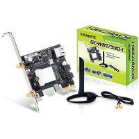 Gigabyte GC-WB1733D-I - Eingebaut - Kabellos - PCI Express - WLAN / Bluetooth - Wi-Fi 5 (802.11ac) - 1733 Mbit/s