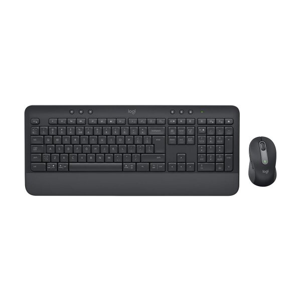 Logitech 920-011010 - Kabellos - Bluetooth - Membran Key Switch - QWERTY - Graphit - Maus enthalten