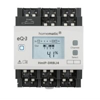 eQ-3 AG 154362A0 - Auslöser Rollo/Jalousie - DIN-Schienenmontage - LCD - 4 Kanäle - 868 MHz - 190 m