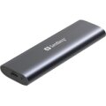 SANDBERG 136-39 - SSD-Gehäuse - M.2 - M.2 - 10 Gbit/s - USB Anschluss - Schwarz