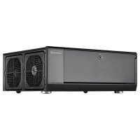 SilverStone GD10 - HTPC - PC - Aluminium - Kunststoff - Stahl - Schwarz - ATX,CEB,uATX - Seite