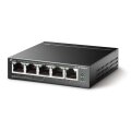 TP-LINK 5-Port 10/100Mbps Desktop Switch mit 4-Port PoE - Unmanaged - Fast Ethernet (10/100) - Vollduplex - Power over Ethernet (PoE)