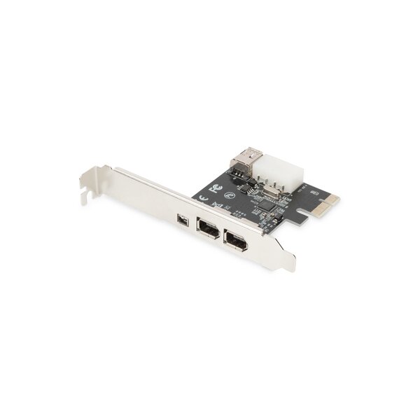 DIGITUS PCI Express Karte, Firewire 1394a (3+1 Port)