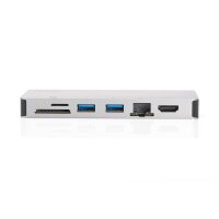 DIGITUS USB Type-C Multiport Travel Dock, 8-Port