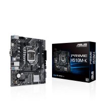 ASUS PRIME H510M-K - Intel - LGA 1200 - Intel® Celeron® - Intel® Core™ i3 - Intel® Core™ i5 - Intel® Core™ i7 - Intel® Core™ i9,... - LGA 1200 (Socket H5) - DDR4-SDRAM - 64 GB