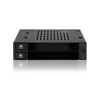 Icy Dock MB522SP-B - HDD - SSD - SATA - 2.5,3.5 Zoll - 6 Gbit/s - Schwarz - Daten - Leistung