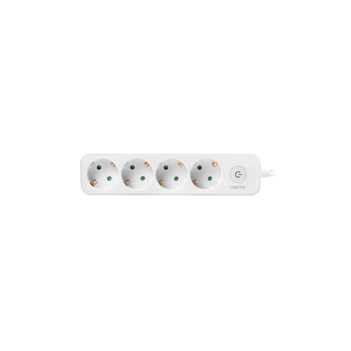 LogiLink LPS245 - 1,5 m - Drinnen - Typ F - Type F (CEE 7/4) - IP20 - Weiß