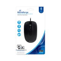MEDIARANGE MROS211 - Beidhändig - Optisch - USB Typ-A - 1000 DPI
