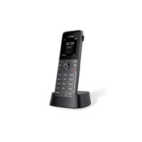 Yealink W73H - IP-Mobiltelefon - Schwarz - Kabelloses Mobilteil - Tisch/Wand - 50 m - 300 m