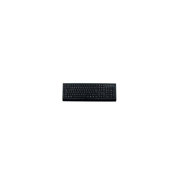 MEDIARANGE MROS104 - Volle Größe (100%) - Kabellos - RF Wireless - QWERTZ - Schwarz - Maus enthalten