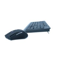 MEDIARANGE MROS104 - Volle Größe (100%) - Kabellos - RF Wireless - QWERTZ - Schwarz - Maus enthalten