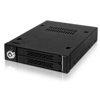Icy Dock MB992SK-B - HDD - SSD - SATA - Serial ATA II - Serial ATA III - 2.5" - 6 Gbit/s - Metall - HDD - Leistung