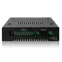 Icy Dock MB992SK-B - HDD - SSD - SATA - Serial ATA II - Serial ATA III - 2.5" - 6 Gbit/s - Metall - HDD - Leistung