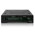 Icy Dock MB992SK-B - HDD - SSD - SATA - Serial ATA II - Serial ATA III - 2.5" - 6 Gbit/s - Metall - HDD - Leistung