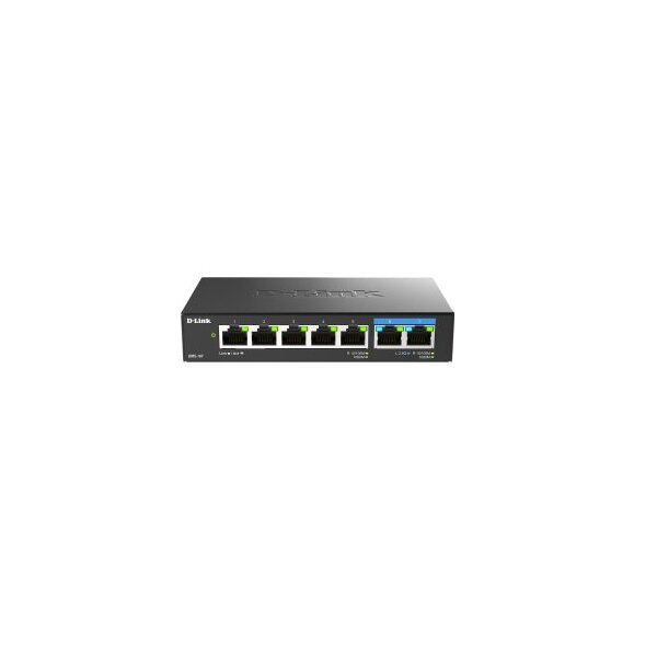 D-Link 7-Port Multi-Gigabit Unmanaged Switch - Unmanaged - Gigabit Ethernet (10/100/1000)
