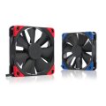 Noctua NF-F12 PWM chromax.black.swap - Ventilator - 12 cm - 300 RPM - 1500 RPM - 93,4 m³/h - Schwarz