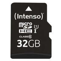 Intenso 3424480 - 32 GB - MicroSD - Klasse 10 - UHS-I - Class 1 (U1) - Temperaturbeständig - Schockresistent - Wasserdicht - Röntgensicher