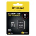 Intenso 3424480 - 32 GB - MicroSD - Klasse 10 - UHS-I - Class 1 (U1) - Temperaturbeständig - Schockresistent - Wasserdicht - Röntgensicher