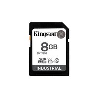Kingston SD Card 8GB SDHC Industrial -40C to 85C retail - High Capacity SD (SDHC)