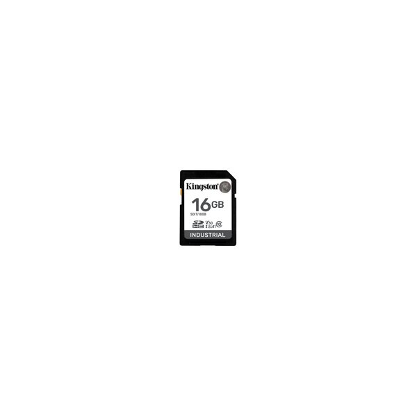 Kingston 16G SDHC Industrial pSLC - 16 GB - SDHC - Klasse 10 - UHS-I - 100 MB/s - 80 MB/s