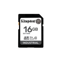 Kingston SD Card 16GB SDHC Industrial -40C to 85C retail...