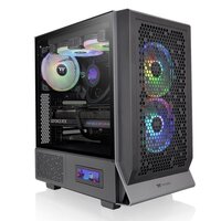 Thermaltake Ceres 300 TG - Midi Tower - PC - Schwarz - ATX - EATX - micro ATX - Mini-ITX - SPCC - Gehärtetes Glas - 18,5 cm