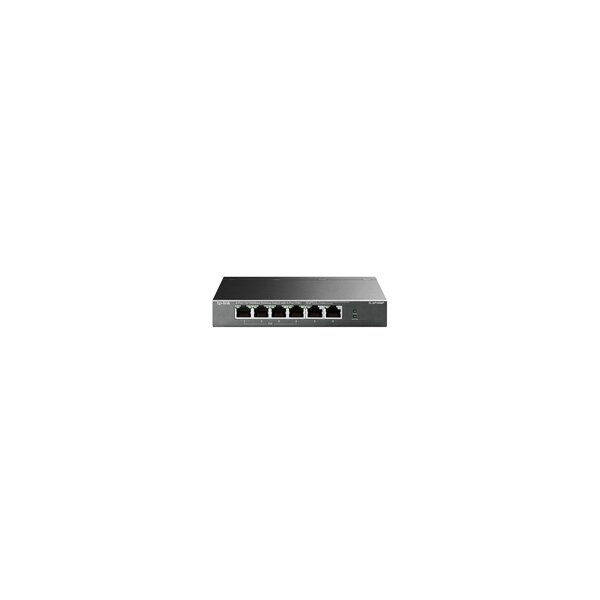 TP-LINK 6-Port 10/100Mbit/s-Desktop-Switch mit 4-Port PoE+ - Unmanaged - Fast Ethernet (10/100) - Vollduplex - Power over Ethernet (PoE)
