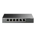 TP-LINK 6-Port 10/100Mbit/s-Desktop-Switch mit 4-Port PoE+ - Unmanaged - Fast Ethernet (10/100) - Vollduplex - Power over Ethernet (PoE)