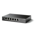 TP-LINK 6-Port 10/100Mbit/s-Desktop-Switch mit 4-Port PoE+ - Unmanaged - Fast Ethernet (10/100) - Vollduplex - Power over Ethernet (PoE)