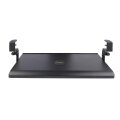 StarTech.com Untertisch Ausziehbare Tastaturablage - Höhenverstellbare Tastaturhalterung mit Tischklemmen - bis zu 12kg - Computertisch/Schreibtisch Tastaturauszug/Tastatureinschub - Schwarz - 12 kg - 32 mm - 700 x 310 mm - 830 mm - 340 mm