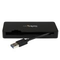 StarTech.com USB 3.0 Universal Laptop Mini Dockingstation mit HDMI oder VGA - Gigabit Ethernet - USB 3.0 - Kabelgebunden - USB 3.2 Gen 1 (3.1 Gen 1) Type-A - 10,100,1000 Mbit/s - 10BASE-T - 100BASE-TX - 1000BASE-T - IEEE 802.3 - IEEE 802.3ab - IEEE 802.3u