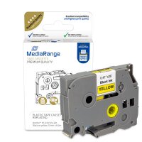 MEDIARANGE Kunststoff-Schriftbandkassette, für/ersetzt Brother TZ-631/TZe-631, permanent h