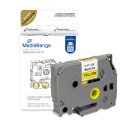 MEDIARANGE Kunststoff-Schriftbandkassette - für/ersetzt Brother TZ-631/TZe-631 - permanent haftend - 12mm - 8m - laminiert - schwarz auf gelb - Schwarz - Gelb - Tintenstrahl - Dauerhaft - Brother P-Touch 1010 - 1080 - 1090 - 1260VP - 1280 - 1280DT - 1290