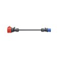 go-e Adapter Gemini flex 11 kW auf CEE blau 16 A - Schwarz - Gerade - Gerade - IP55 - 11 kW - 16 A