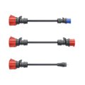 go-e Adapterset Gemini flex 22 kW - Schwarz - Gerade - Gerade - 16 A - 530 g - 3 Stück(e)