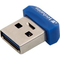 Verbatim Store n Stay NANO - USB 3.0-Stick 64 GB - Blau - 64 GB - USB Typ-A - 3.2 Gen 1 (3.1 Gen 1) - Kappe - Blau