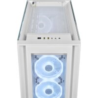 Corsair 5000X RGB QL Edition - Midi Tower - PC - Weiß - ATX - EATX - micro ATX - Mini-ITX - Kunststoff - Stahl - Gehärtetes Glas - Gaming