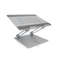 ICY BOX IB-NH300 - Laptop-Ständer - Silber - Aluminium - Silikon - 43,2 cm (17") - 3 kg - 15 cm