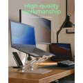 ICY BOX IB-NH300 - Laptop-Ständer - Silber - Aluminium - Silikon - 43,2 cm (17") - 3 kg - 15 cm