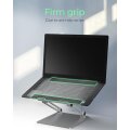 ICY BOX IB-NH300 - Laptop-Ständer - Silber - Aluminium - Silikon - 43,2 cm (17") - 3 kg - 15 cm