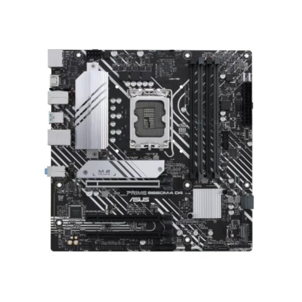 ASUS PRIME B660M-A D4-CSM - Intel - LGA 1700 - Intel® Celeron® - Intel® Core™ i3 - Intel® Core™ i5 - Intel® Core™ i7 - Intel® Core™ i9,... - DDR4-SDRAM - 128 GB - DIMM
