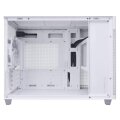 ASUS PRIME AP201 CASE TG WHITE - Mini Tower - PC - Weiß - micro ATX - Mini-ITX - 17 cm - 33,8 cm
