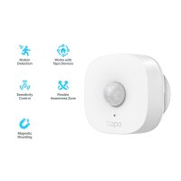 TP-LINK Tapo Intelligenter Bewegungssensor - Decke/Wand - Drinnen - Weiß - 120° - Kabellos - 7 m