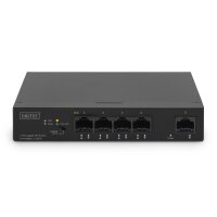 DIGITUS Gigabit Ethernet PoE Switch 4-port PoE + 1-port uplink, 60W PoE Budget