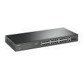 TP-LINK 28-Port Gigabit Easy Smart Switch mit 24-Port PoE+ - Managed - L2 - Gigabit Ethernet (10/100/1000) - Power over Ethernet (PoE) - Rack-Einbau - 1U