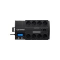 CyberPower Systems CyberPower BR1000ELCD Line-Interactive USV 1000VA/600W LCD - AVR - USB (HID) - RJ45 Lan Protection - Ausgang (4+4) Schuko - USB Ladegerät - Line-Interaktiv - 1 kVA - 600 W - Sine - 167 V - 295 V