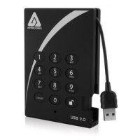 Apricorn Aegis Padlock Fortress 1TB - 1000 GB - 3.2 Gen 1 (3.1 Gen 1) - 5400 RPM - Schwarz