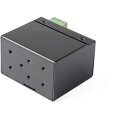 StarTech.com PoE + Industrial Media Converter 30W - Medienkonverter LWL Kupfer - Singlemode-/Multimode Glasfaser auf Kupfer Gigabit Ethernet - Mini/Kompaktgröße - IP-30/ -40°C bis 75°C - 1000 Mbit/s - IEEE 802.3 - IEEE 802.3u - IEEE 802.3z - Voll