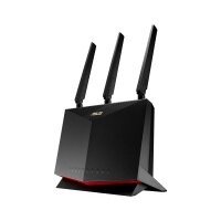 ASUS 4G-AC86U - Wi-Fi 5 (802.11ac) - Dual-Band (2,4 GHz/5 GHz) - Eingebauter Ethernet-Anschluss - 3G - Schwarz - Tabletop-Router